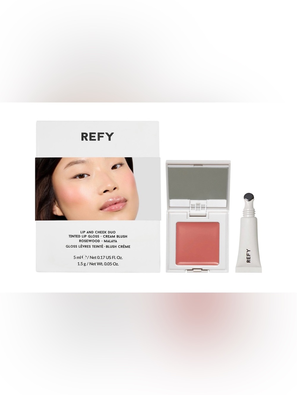 REFY Lip Gloss and Cheek Duo Set